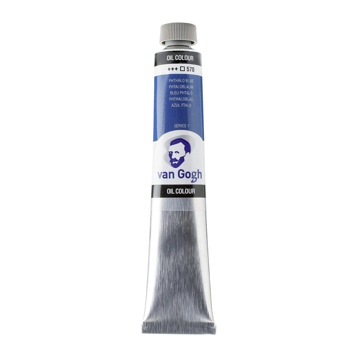 Van Gogh Ölfarbe Tube 20 ml Phthaloblau (Primär) 570 - Kidis Art