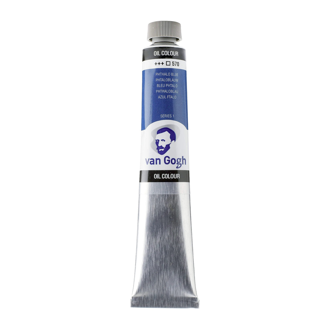 Van Gogh Ölfarbe Tube 60 ml Phthaloblau (Primär) 570 - Kidis Art