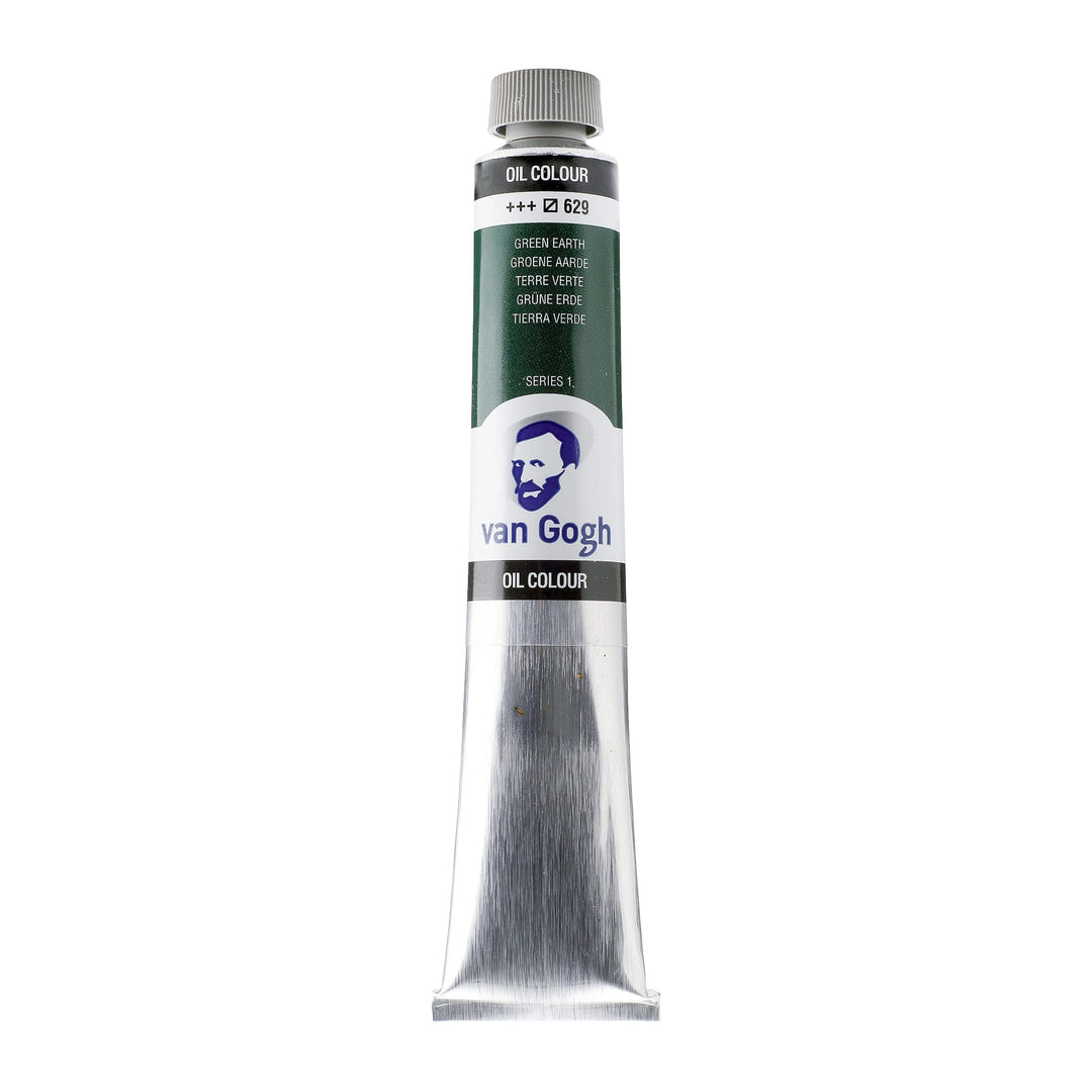 Van Gogh Ölfarbe Tube 200 ml Grüne Erde 629 - Kidis Art