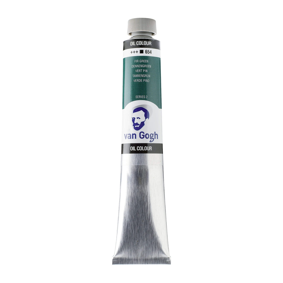 Van Gogh Ölfarbe Tube 20 ml Tannengrün 654 - Kidis Art