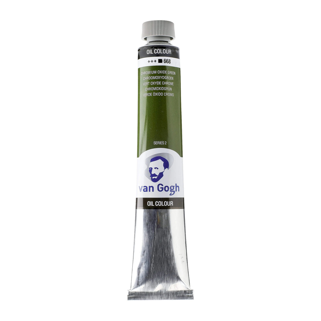 Van Gogh Ölfarbe Tube 20 ml Chromoxidgrün 668 - Kidis Art