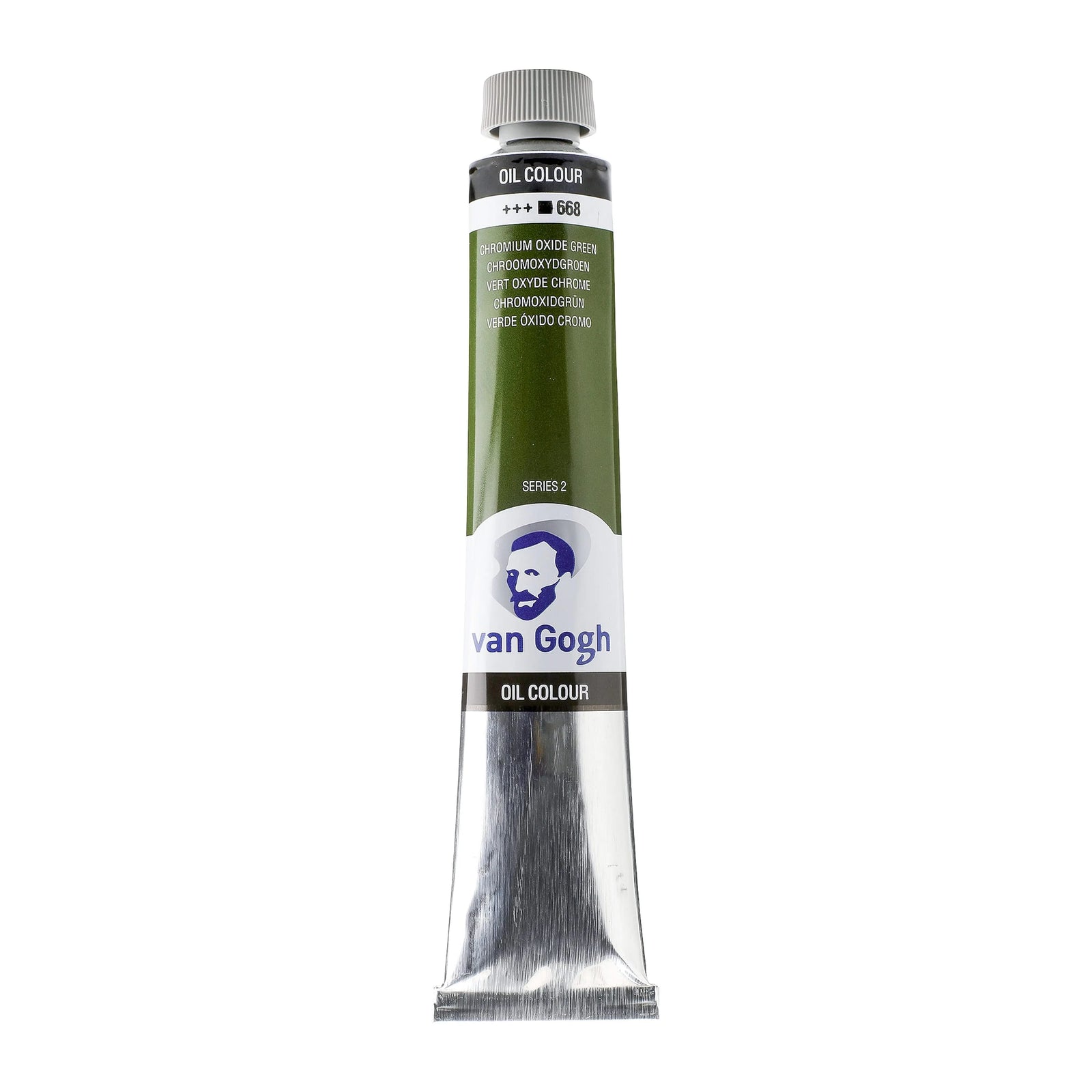Van Gogh Ölfarbe Tube 60 ml Chromoxidgrün 668 - Kidis Art