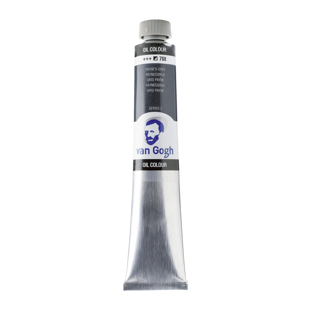 Van Gogh Ölfarbe Tube 200 ml Paynegrau 708 - Kidis Art