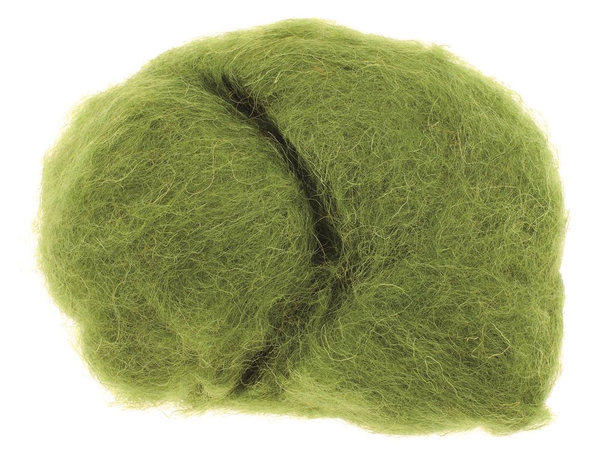 Schafwolle 30g grün