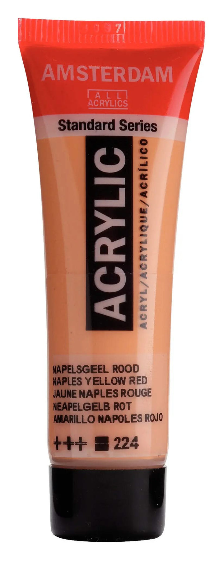 Amsterdam Standard Series Acrylfarbe Tube 20 ml Neapelgelb Rot 224 - Kidis Art