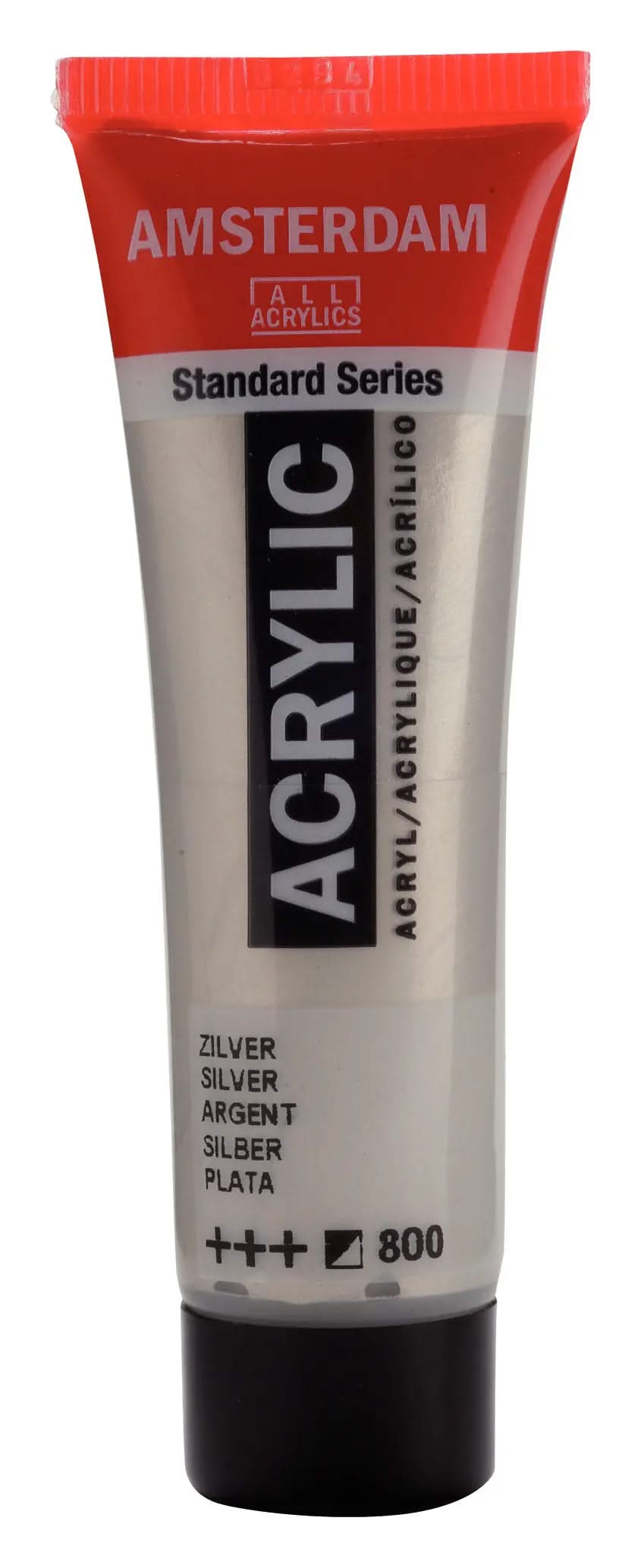 Amsterdam Standard Series Acrylfarbe Tube 20 ml Silber 800 - Kidis Art