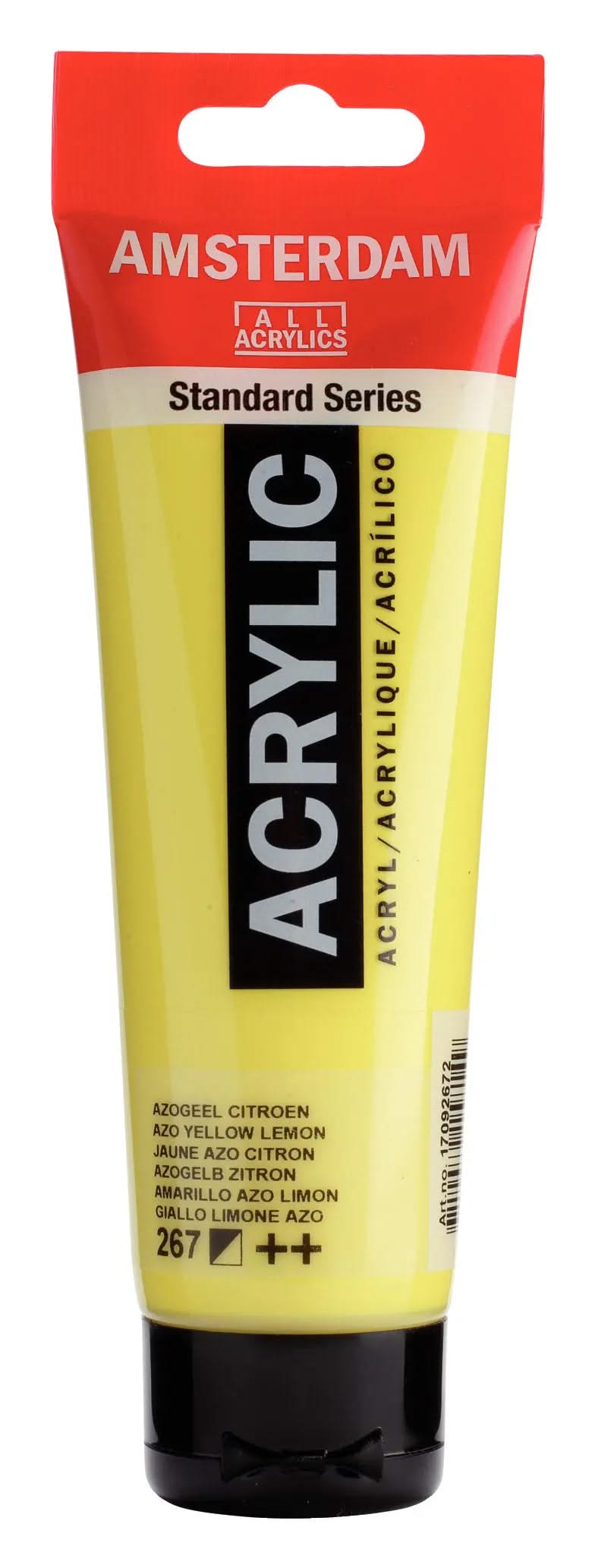 Amsterdam Standard Series Acrylfarbe Tube 120 ml Azogelb Zitrone 267 - Kidis Art