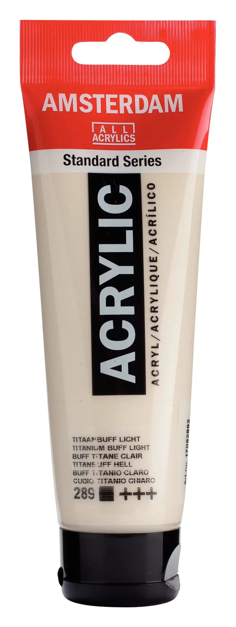 Amsterdam Standard Series Acrylfarbe Tube 120 ml Titanbuff Hell 289 - Kidis Art
