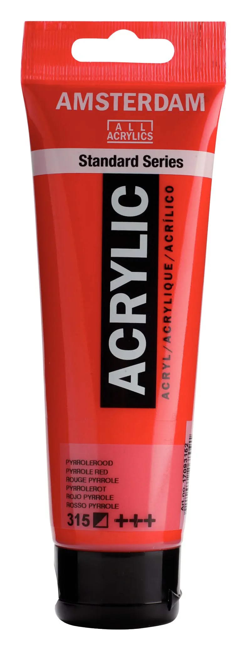 Amsterdam Standard Series Acrylfarbe Tube 120 ml Pyrrolrot 315 - Kidis Art