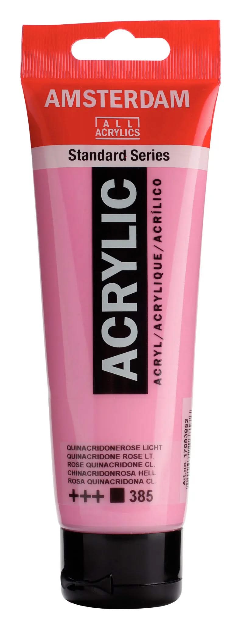 Amsterdam Standard Series Acrylfarbe Tube 120 ml Chinacridonrosa Hell 385 - Kidis Art