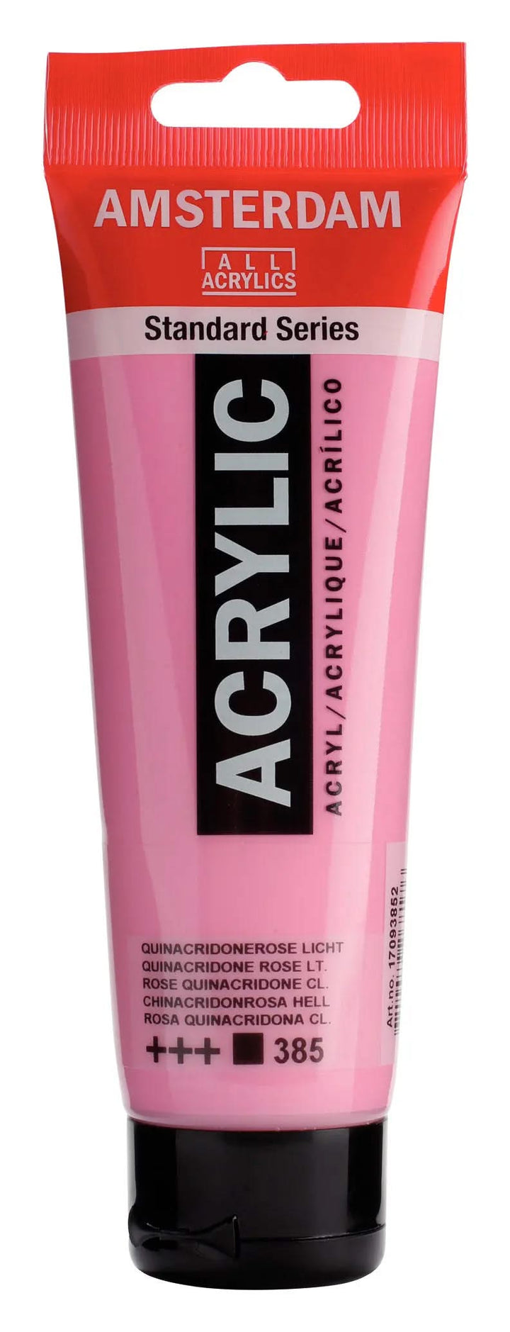 Amsterdam Standard Series Acrylfarbe Tube 120 ml Chinacridonrosa Hell 385 - Kidis Art