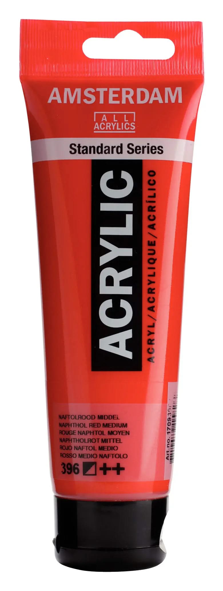 Amsterdam Standard Series Acrylfarbe Tube 120 ml Naphtholrot Mittel 396 - Kidis Art