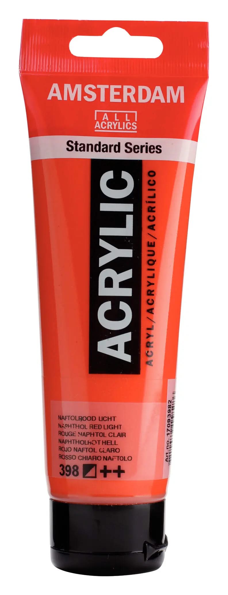Amsterdam Standard Series Acrylfarbe Tube 120 ml Naphtholrot Hell 398 - Kidis Art