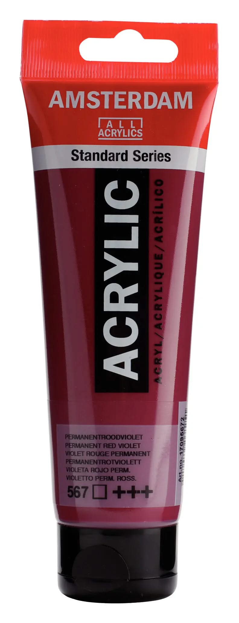 Amsterdam Standard Series Acrylfarbe Tube 120 ml Permanentrotviolett 567 - Kidis Art