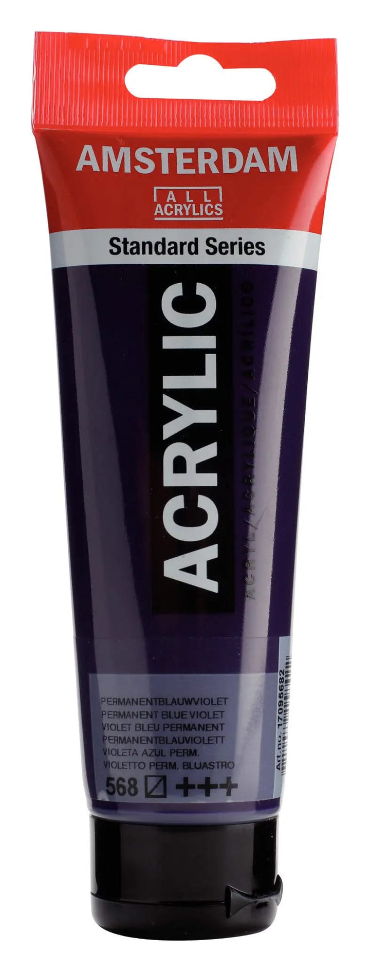 Amsterdam Standard Series Acrylfarbe Tube 120 ml Permanentblauviolett 568 - Kidis Art