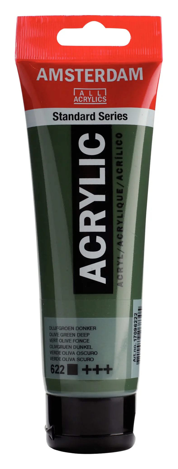 Amsterdam Standard Series Acrylfarbe Tube 120 ml Olivgrün Dunkel 622 - Kidis Art