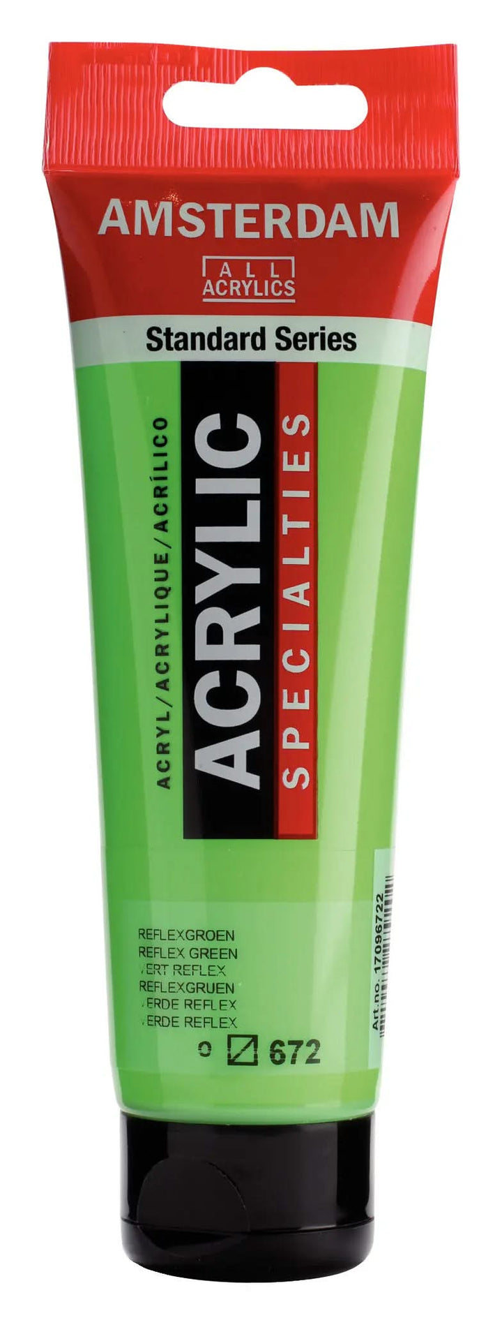 Amsterdam Standard Series Acrylfarbe Tube 120 ml Reflexgrün 672 - Kidis Art
