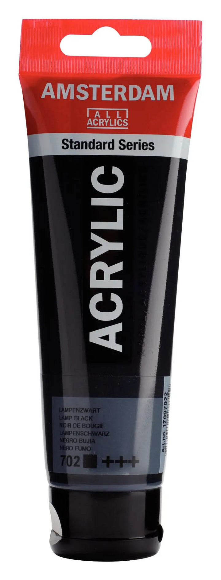 Amsterdam Standard Series Acrylfarbe Tube 120 ml Lampenschwarz 702 - Kidis Art