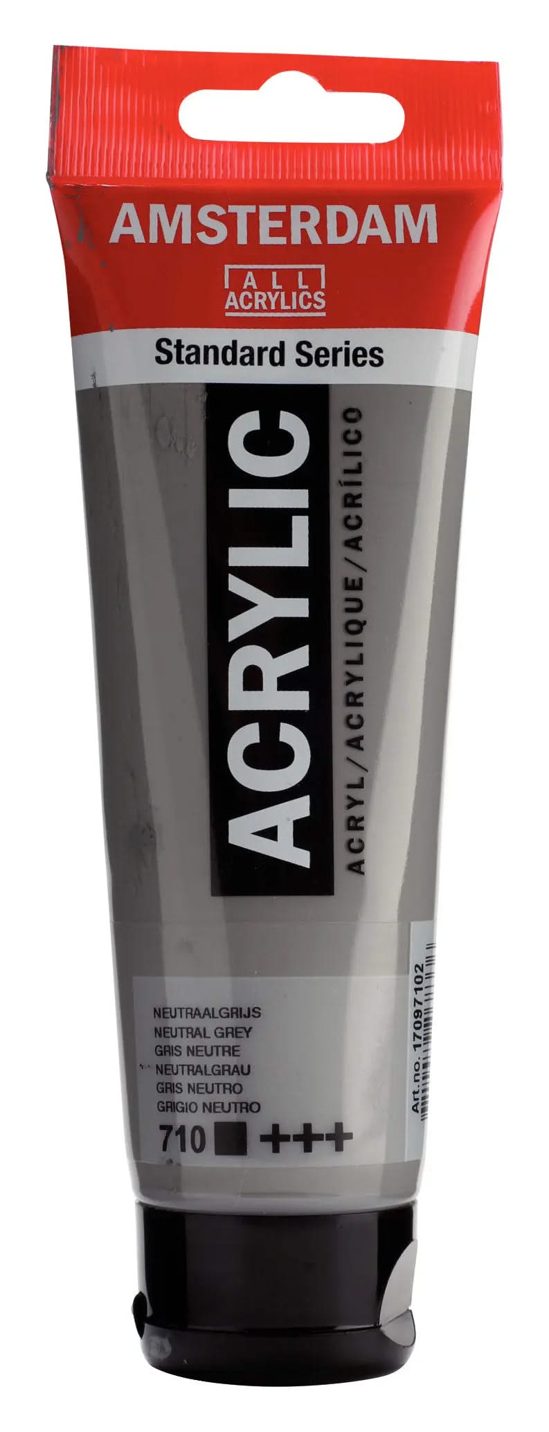 Amsterdam Standard Series Acrylfarbe Tube 120 ml Neutralgrau 710 - Kidis Art