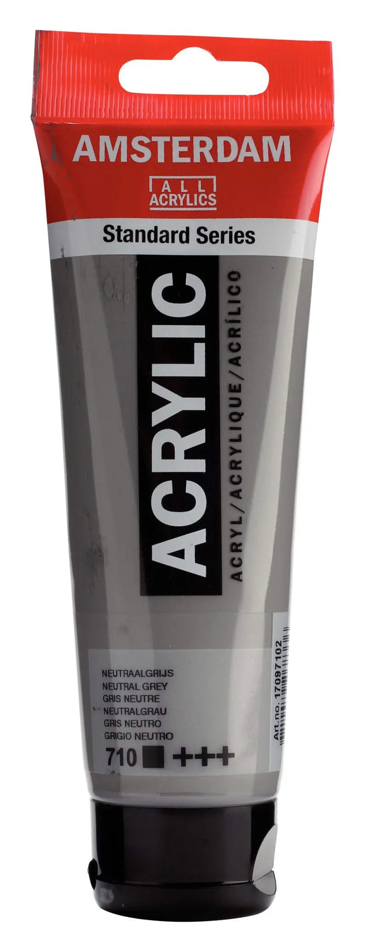 Amsterdam Standard Series Acrylfarbe Tube 120 ml Neutralgrau 710 - Kidis Art