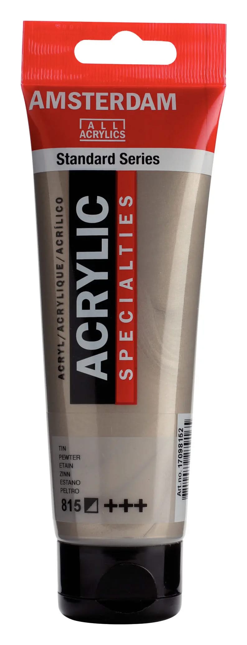 Amsterdam Standard Series Acrylfarbe Tube 120 ml Zinn 815 - Kidis Art