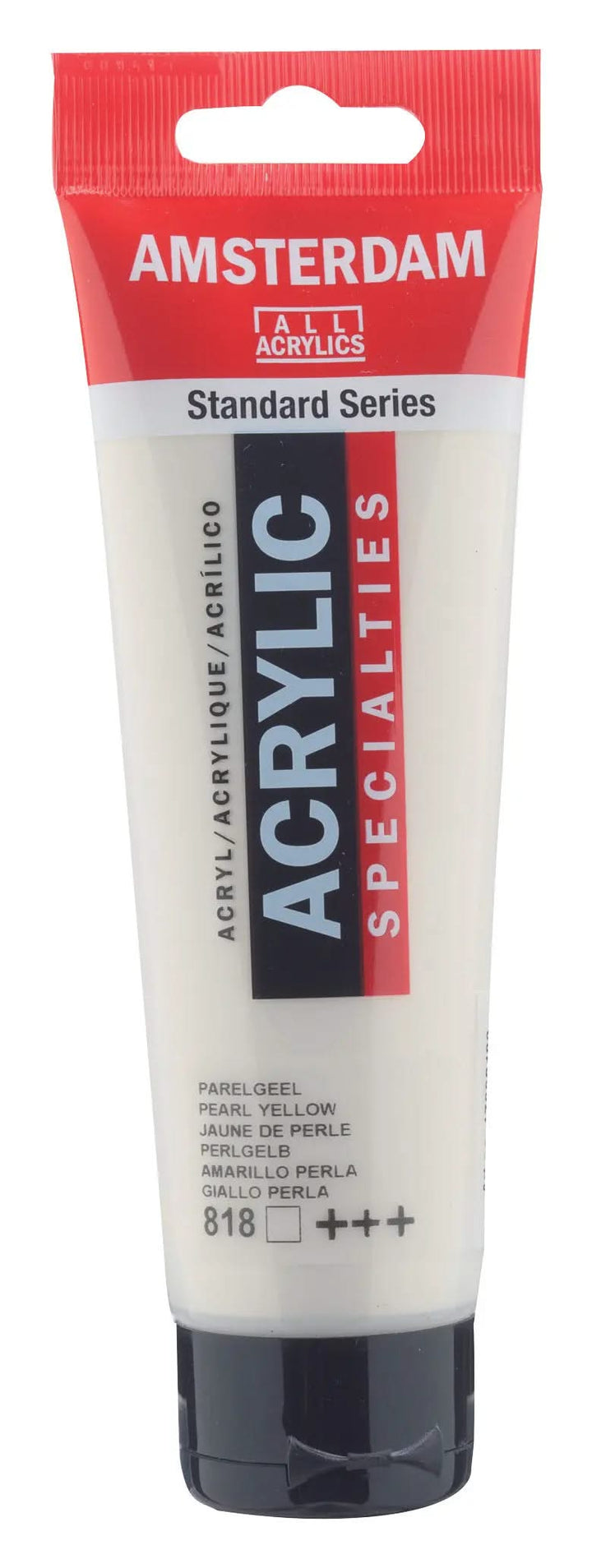 Amsterdam Standard Series Acrylfarbe Tube 120 ml Perlgelb 818 - Kidis Art