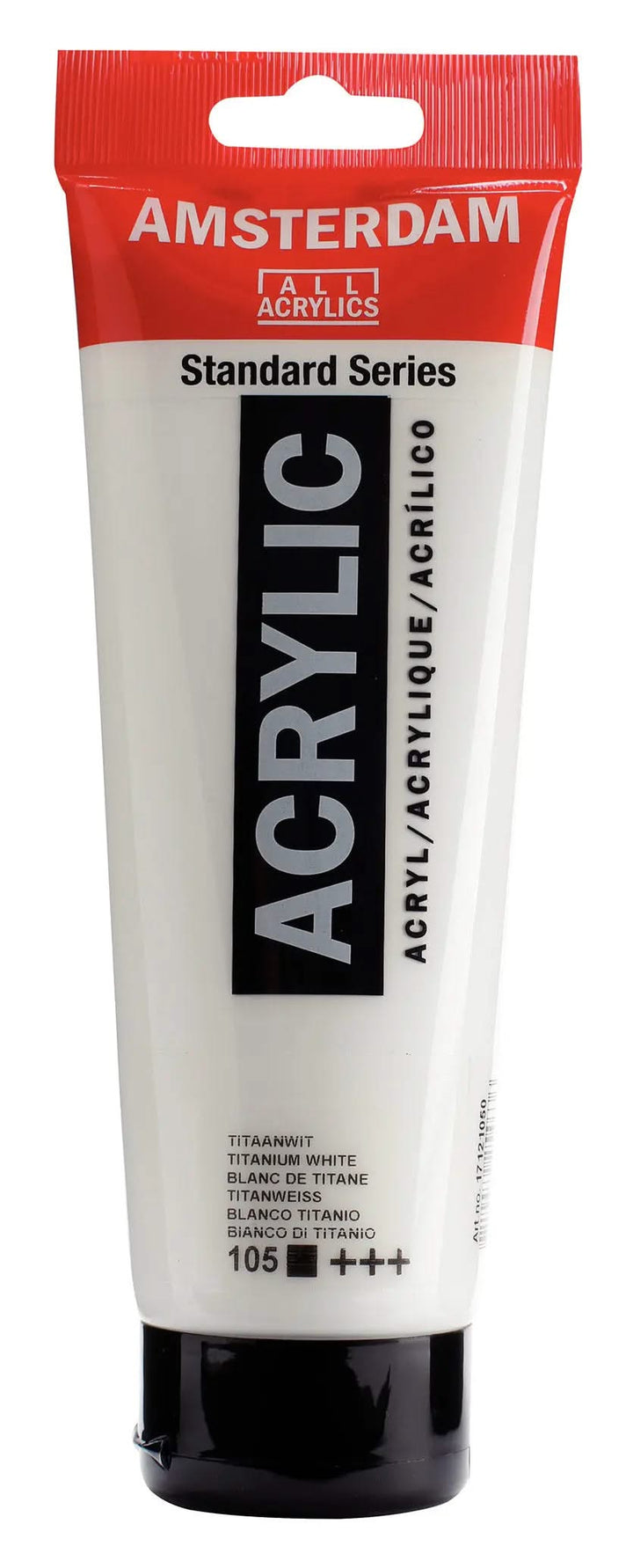 Amsterdam Standard Series Acrylfarbe Tube 250 ml Titanweiß 105 - Kidis Art