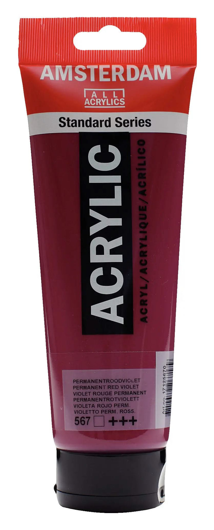 Amsterdam Standard Series Acrylfarbe Tube 250 ml Permanentrotviolett 567 - Kidis Art