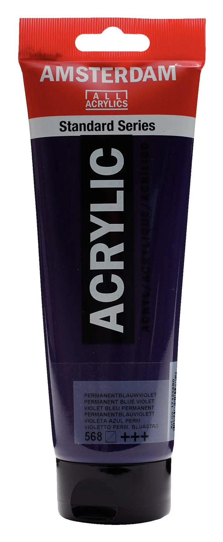 Amsterdam Standard Series Acrylfarbe Tube 250 ml Permanentblauviolett 568 - Kidis Art