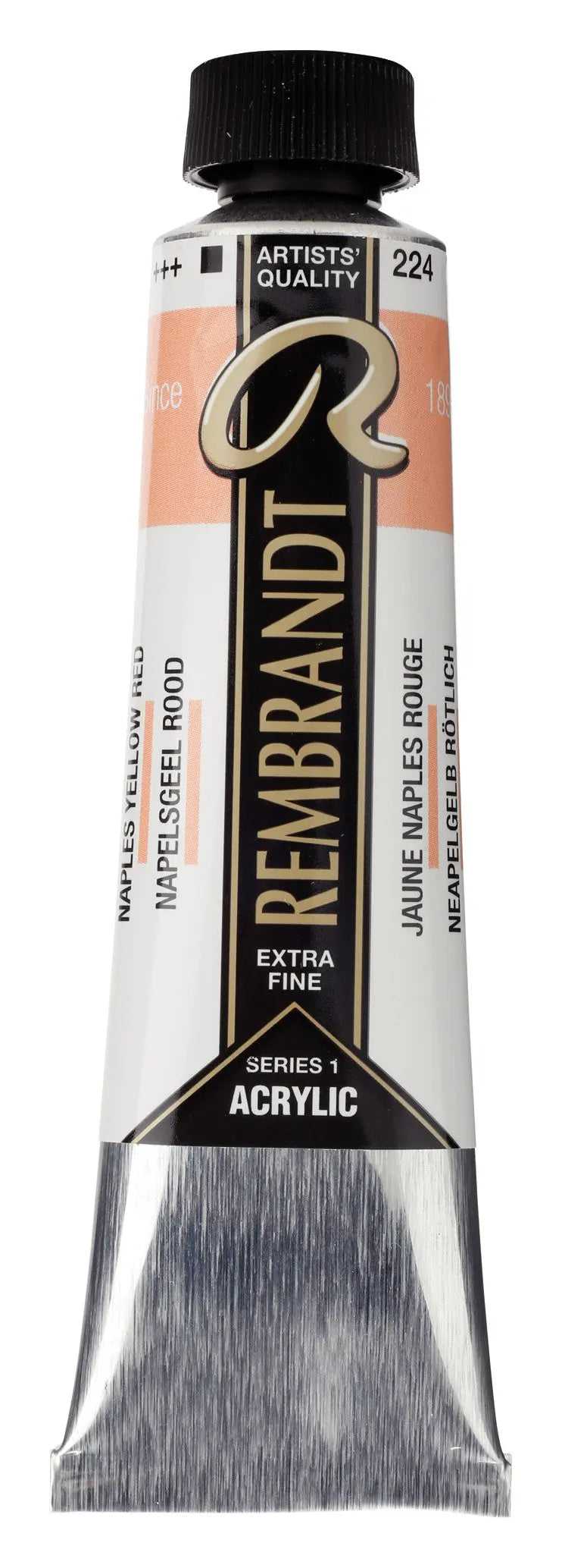 Rembrandt Acrylfarbe Tube 40 ml Neapelgelb Rot 224 - Kidis Art