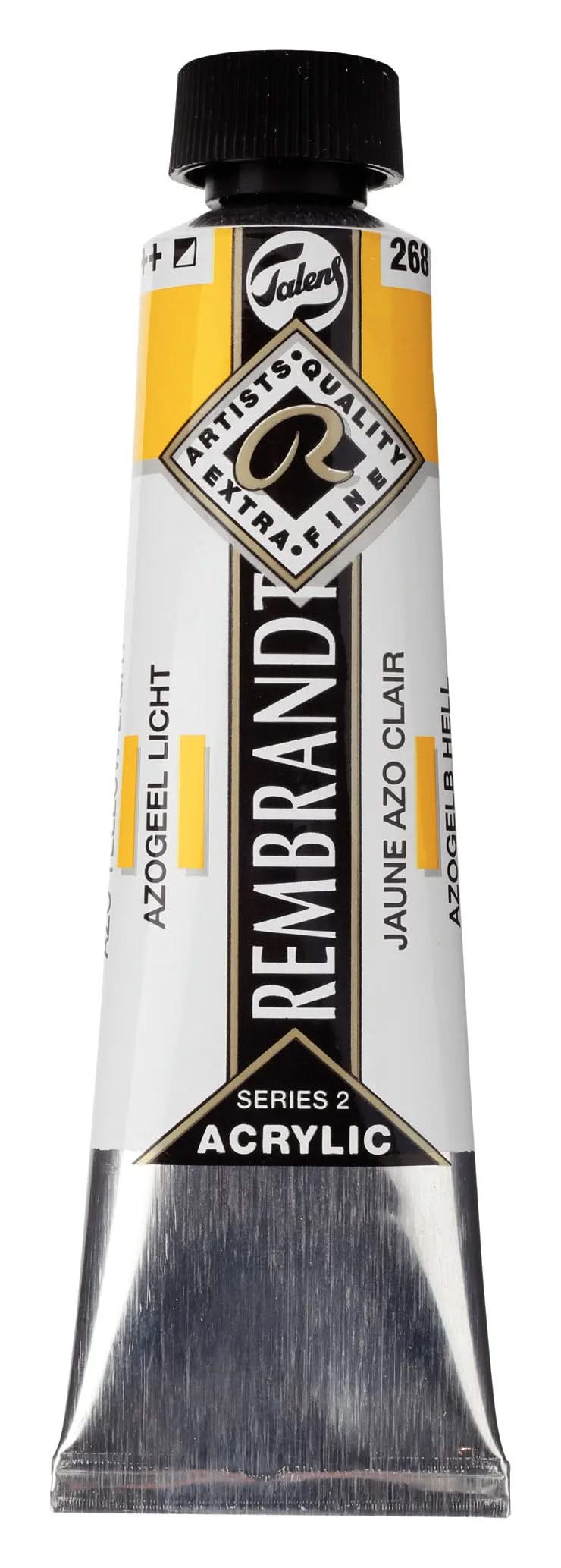 Rembrandt Acrylfarbe Tube 40 ml Azogelb Hell 268 - Kidis Art