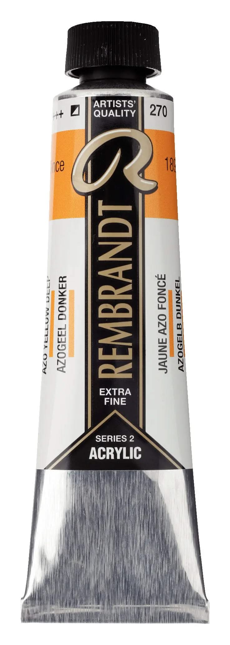 Rembrandt Acrylfarbe Tube 40 ml Azogelb Dunkel 270 - Kidis Art