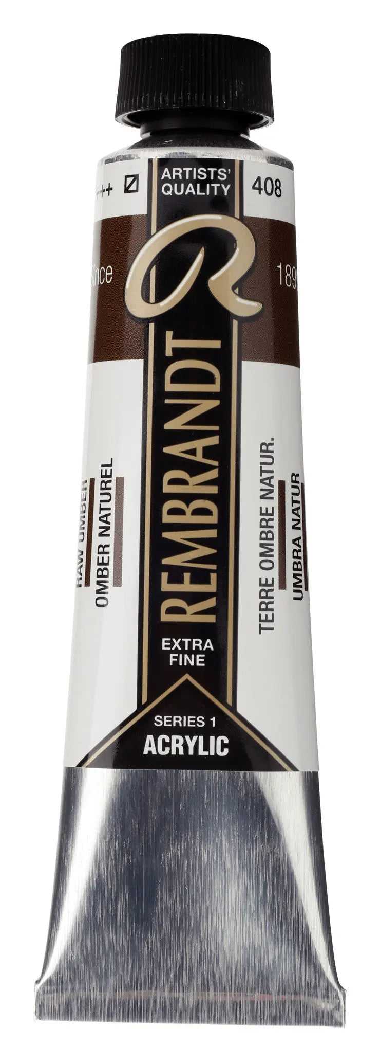 Rembrandt Acrylfarbe Tube 40 ml Umbra Natur 408 - Kidis Art