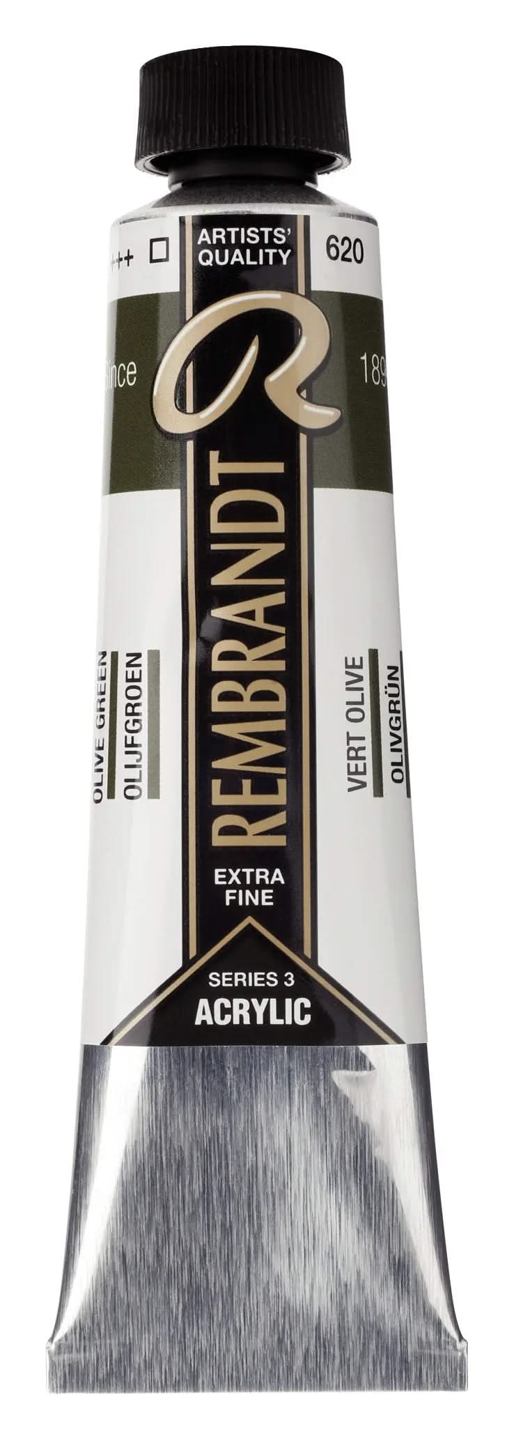 Rembrandt Acrylfarbe Tube 40 ml Olivgrün 620 - Kidis Art