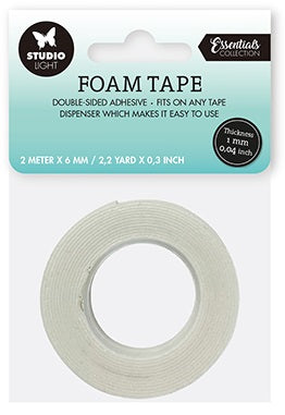 Doppelseitiges Schaumklebeband 1mm dick - 0,6mm breit Essential Tools