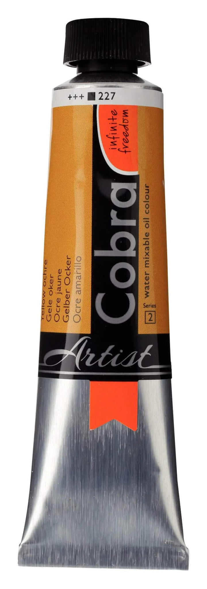 Cobra Artist Wassermischbare Ölfarbe Tube 40 ml Gelber Ocker 227 - Kidis Art