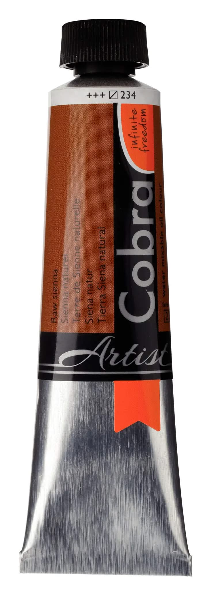 Cobra Artist Wassermischbare Ölfarbe Tube 150 ml Siena Natur 234 - Kidis Art