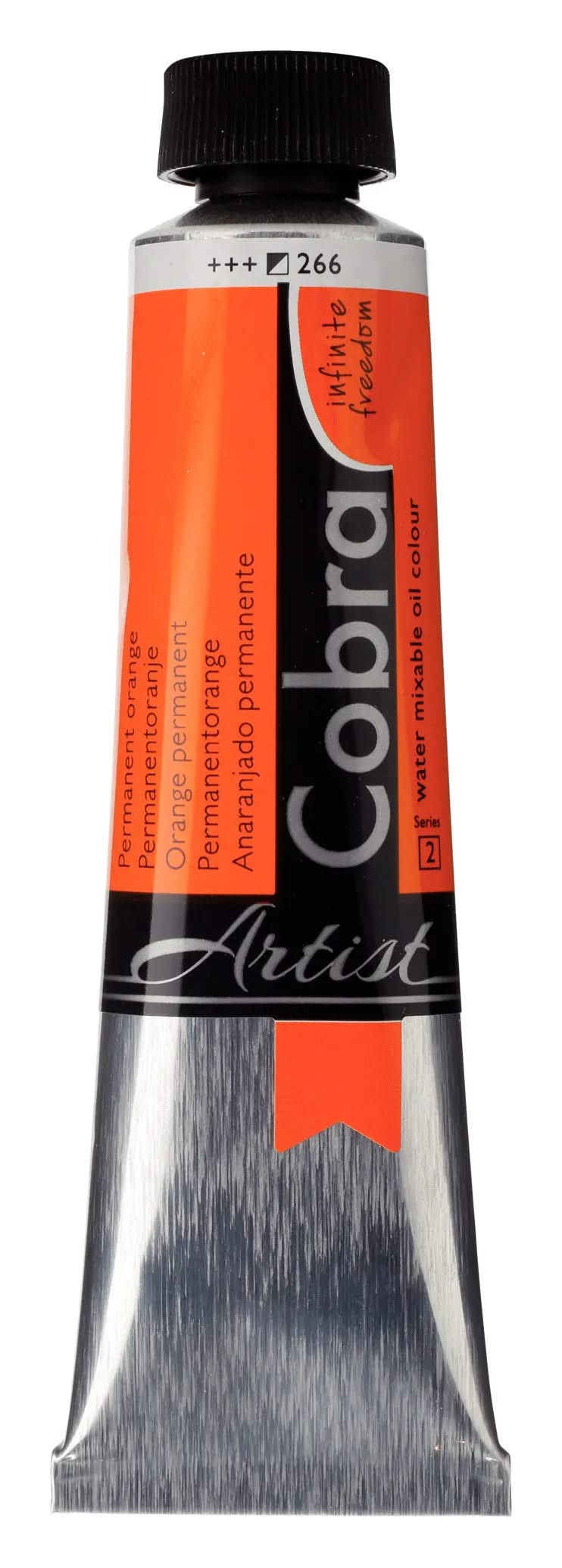 Cobra Artist Wassermischbare Ölfarbe Tube 150 ml Permanentorange 266 - Kidis Art