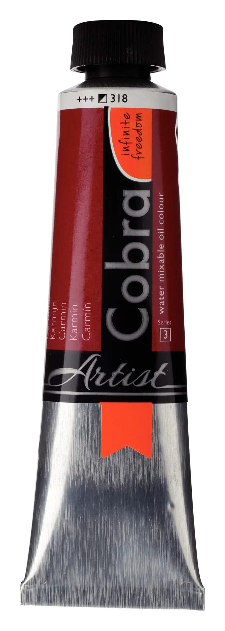 Cobra Artist Wassermischbare Ölfarbe Tube 40 ml Karmin 318 - Kidis Art