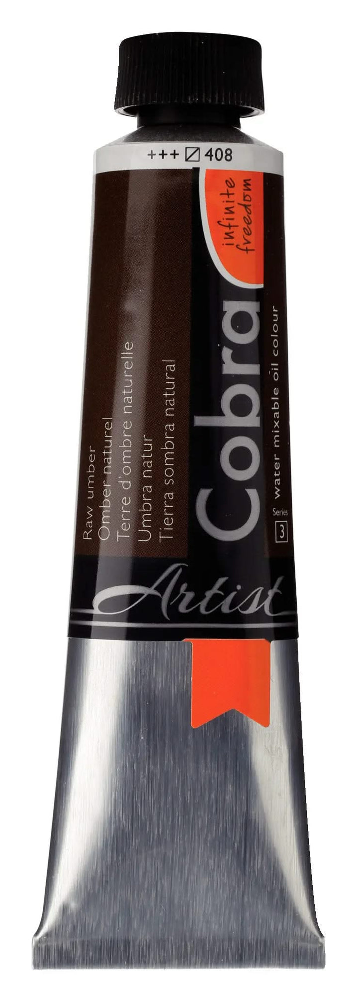Cobra Artist Wassermischbare Ölfarbe Tube 40 ml Umbra Natur 408 - Kidis Art