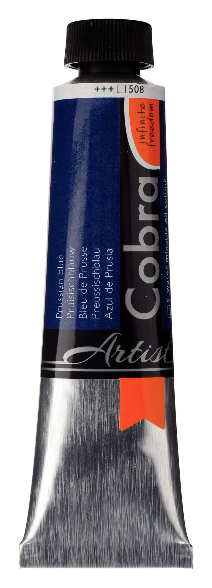 Cobra Artist Wassermischbare Ölfarbe Tube 40 ml Preussischblau 508 - Kidis Art