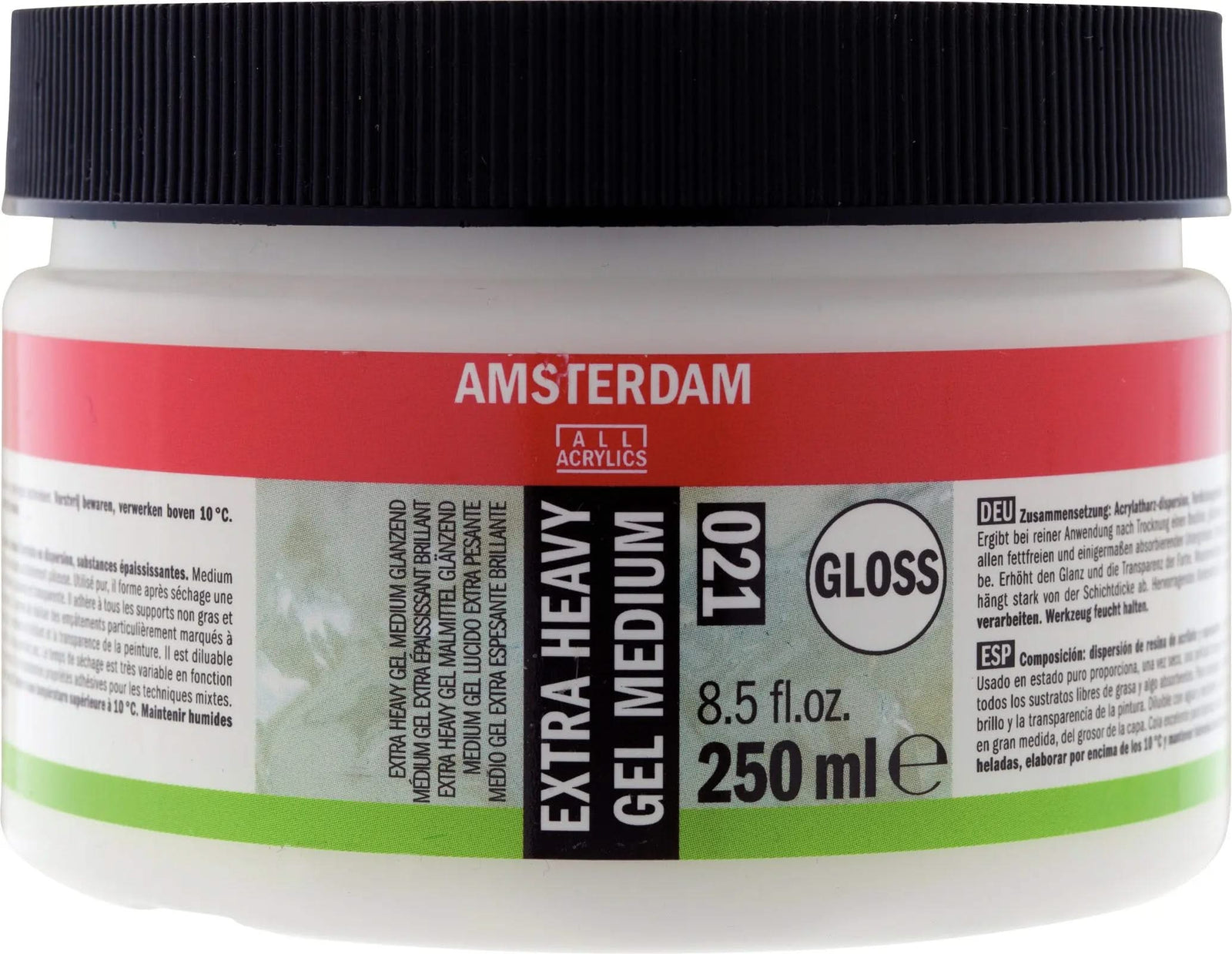 Amsterdam Extra Heavy Gel Malmittel glanz 021 Flasche 250 ml - Kidis Art
