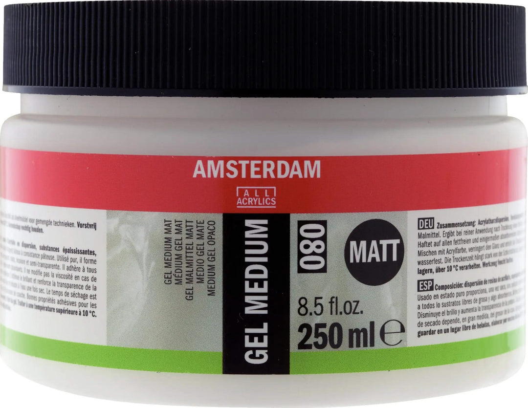 Amsterdam Gel Malmittel matt 080 Flasche 250 ml - Kidis Art