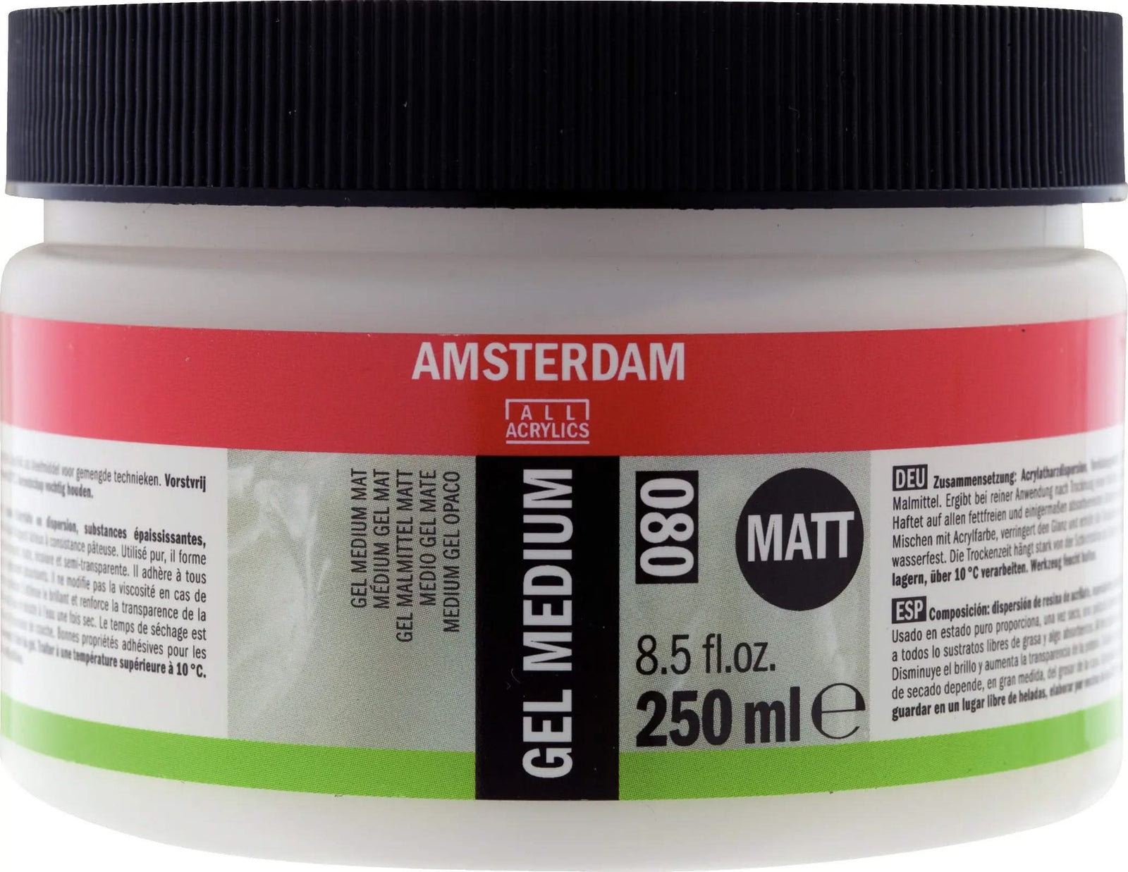 Amsterdam Gel Malmittel matt 080 Flasche 250 ml - Kidis Art