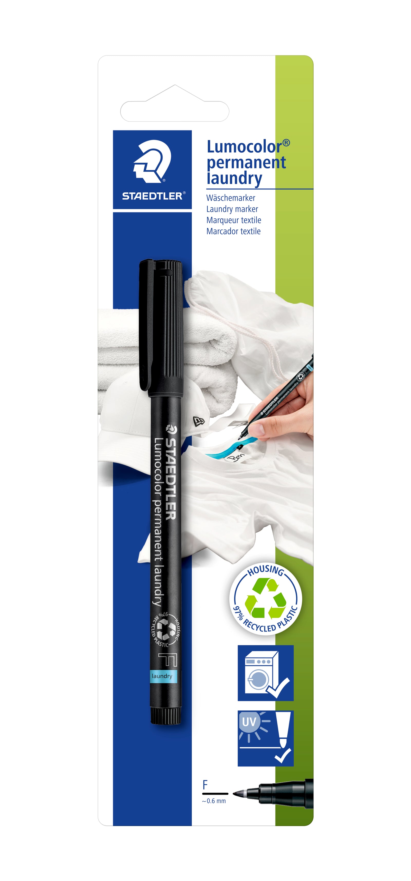 Lumocolor® permanent laundry 319 LM schwarz
