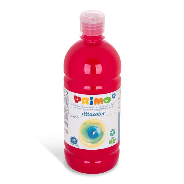 Fingerfarbe Zinnoberrot 750 ml