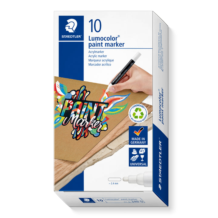 Lumocolor® paint marker 349 weiss