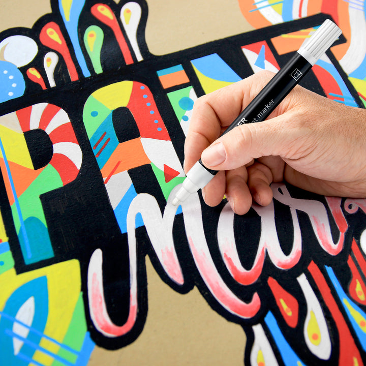 Lumocolor® paint marker 349 weiss