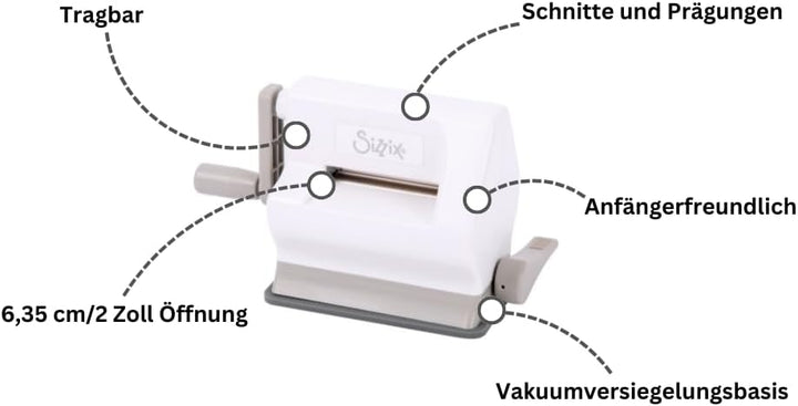 Sizzix Sidekick Starter Kit (White &amp; Gray)
