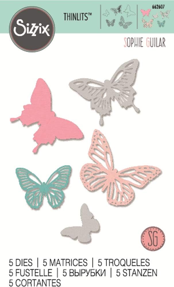 Matrices de découpe Thinlits, 5 pièces - Papillons